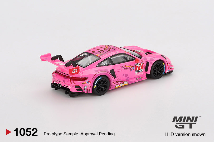 Mini GT 1:64 Porsche 911 GT3 R #77 AO Racing 2024 IMSA Road America (MGT01052-CH) - Limit to 1 unit per person/address