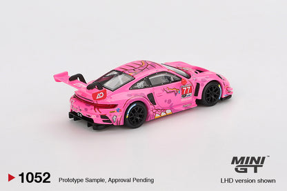 Mini GT 1:64 Porsche 911 GT3 R #77 AO Racing 2024 IMSA Road America (MGT01052-CH) - Limit to 1 unit per person/address