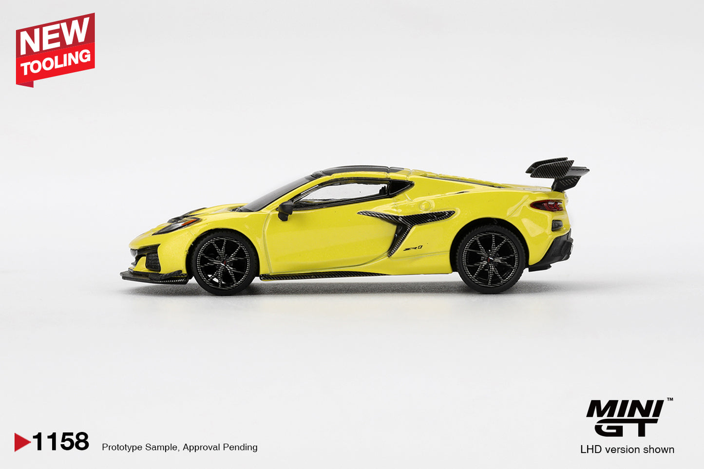 Mini GT 1:64 Chevrolet Corvette ZR1 Accelerate Yellow (MGT01158-CH)