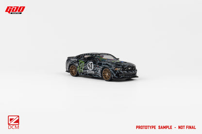 GDO X DCM 1:64 Ford Mustang GT MK5 2014 Monster Energy Ken Block Hoonigan #43 Edition
