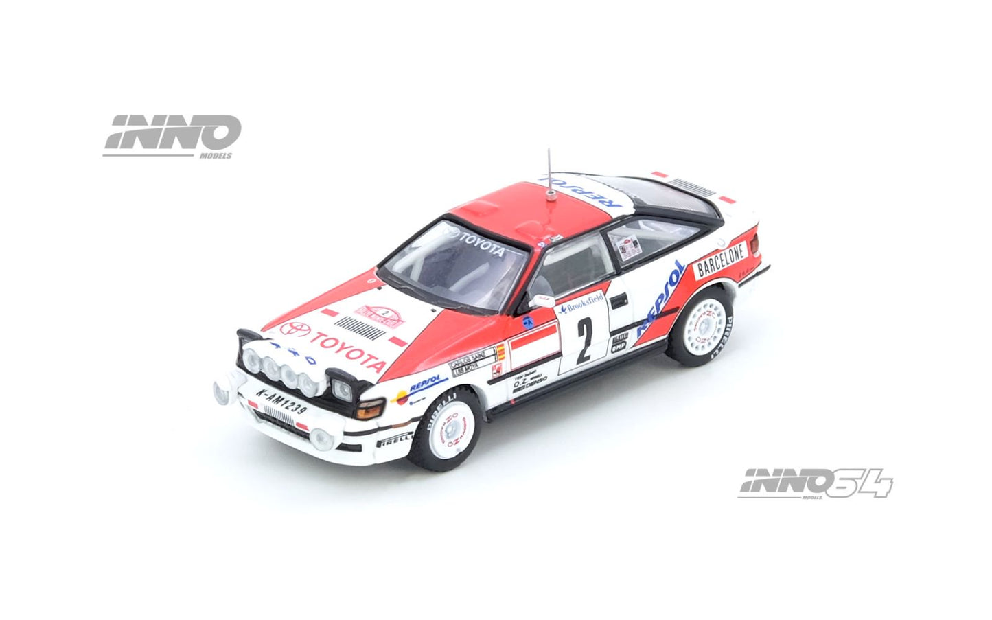 INNO64 1:64 TOYOTA CELICA GT-FOUR (ST165) (IN64-ST165R-91MCW)