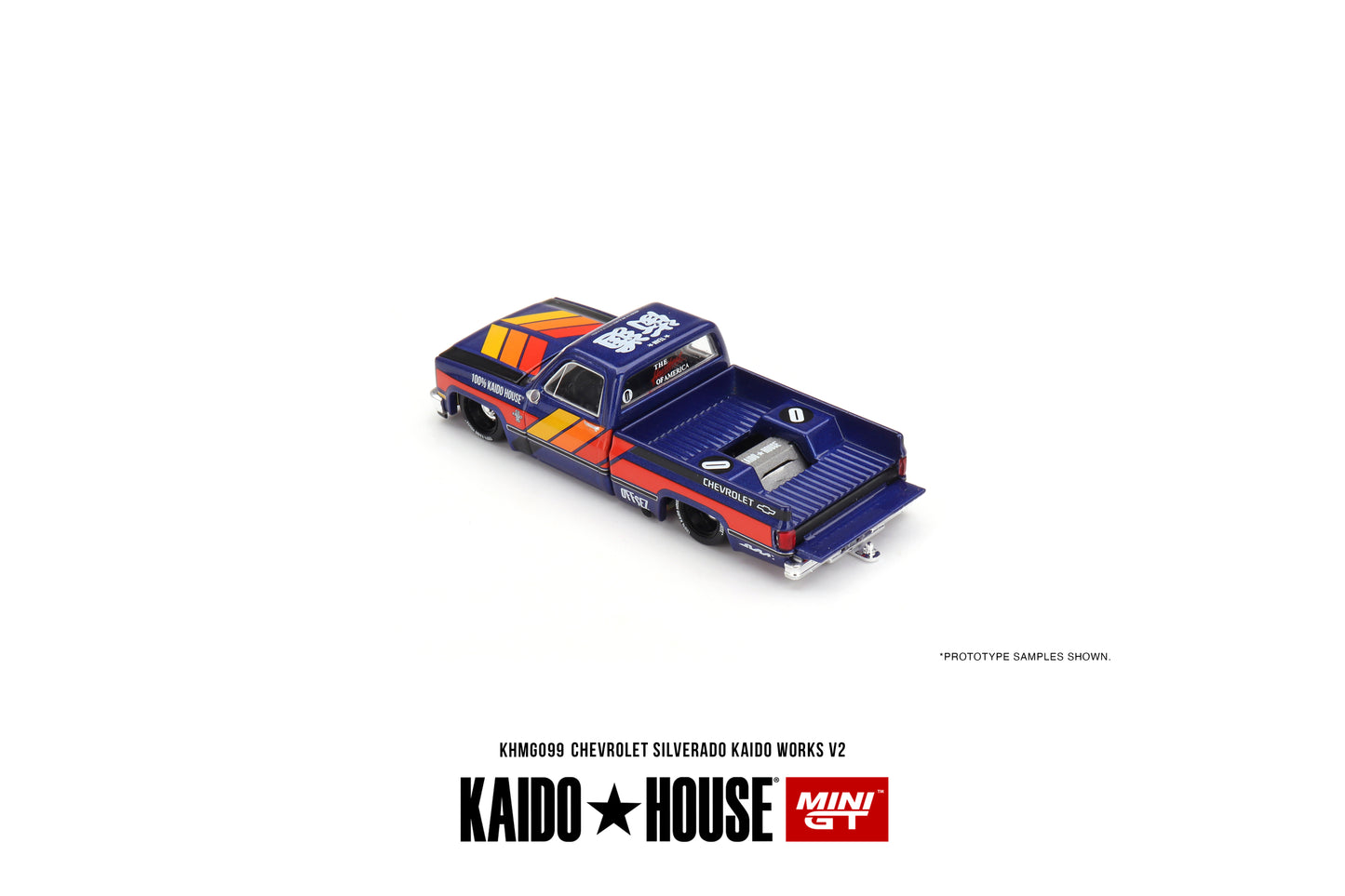 Mini GT 1:64 Chevrolet Silverado KAIDO WORKS V2 Kaidohouse (KHMG099)