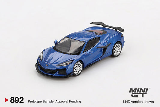 Mini GT 1:64 Chevrolet Corvette Z06 2023 Elkhart Lake Blue Metallic (MGT00892-CH)