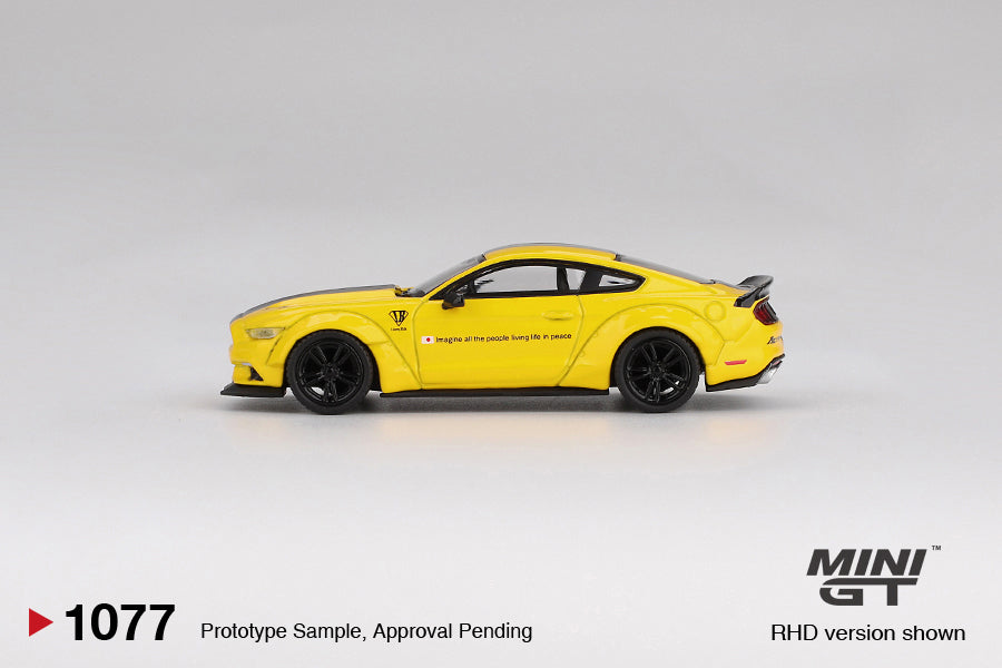 Mini GT 1:64 LB-WORKS FORD MUSTANG Triple Yellow (MGT01077-CH)