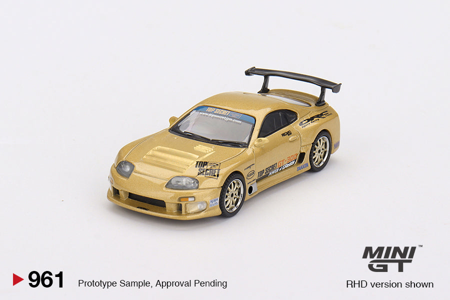 Mini GT 1:64 Toyota Supra (A80) Top Secret GT-300 Top Secret Gold (MGT00961-CH)