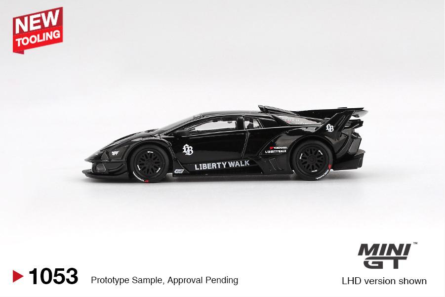 Mini GT 1:64 Lamborghini LB-Silhouette WORKS MURCIELAGO GT Evo Black (MGT01053-CH)