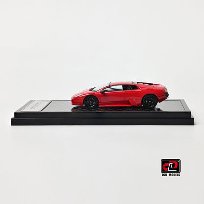 LCD 1:64 Lamborghini Murcielago Red Openable Engine Hood with Detailed Engine Lamborghini Official Licensed