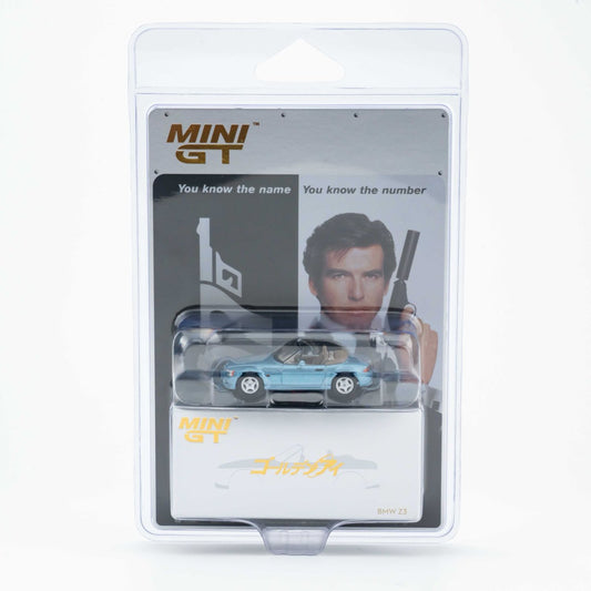 Mini GT 1:64 BMW Z3 “GoldenEye” in Blaster Packaging Japanese Version (MGT00914-007J)