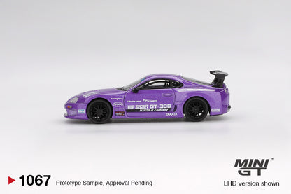 Mini GT 1:64 Toyota Supra (A80) Top Secret GT-300 Top Secret Purple (MGT01067-CH)