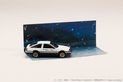 Hobby Japan x JDM64 1:64 Toyota SPRINTER TRUENO (AE86)/ INITIAL D Takumi Fujiwara AND Natsuki Mogi