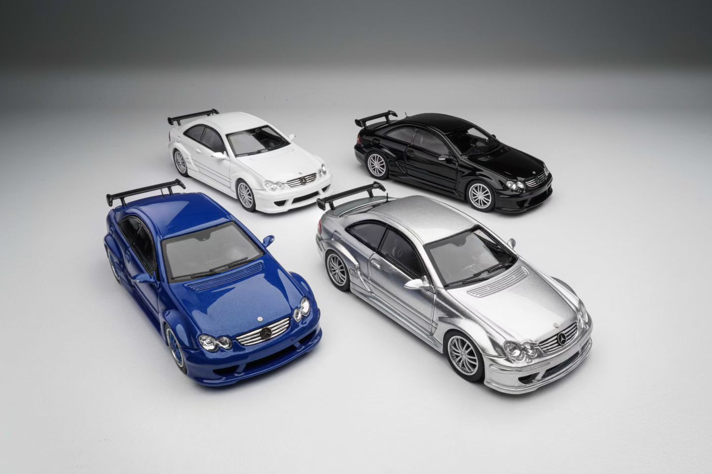 Fine Model 1:64 AMG CLK DTM Black