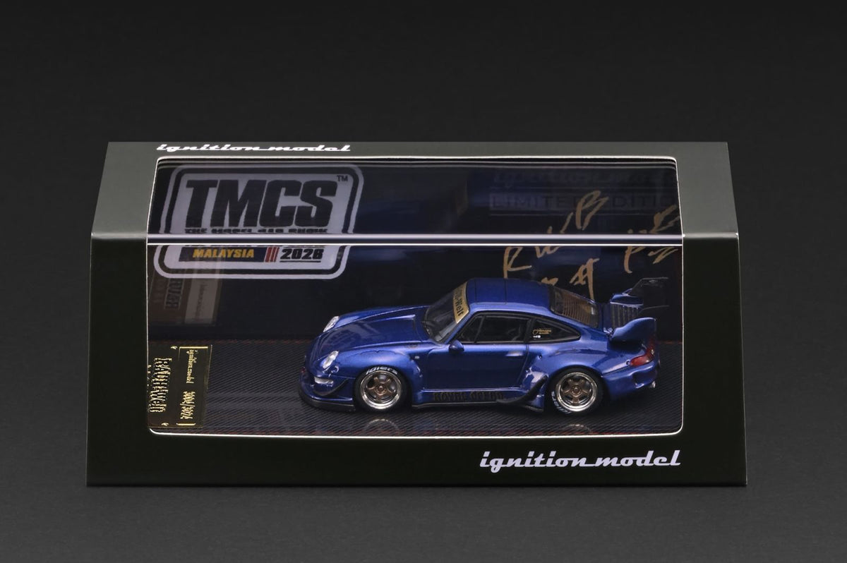 Ignition Model 1/64 RWB 993 Blue Metallic TMCS Malaysia 2026 Special Edition (IG4143)
