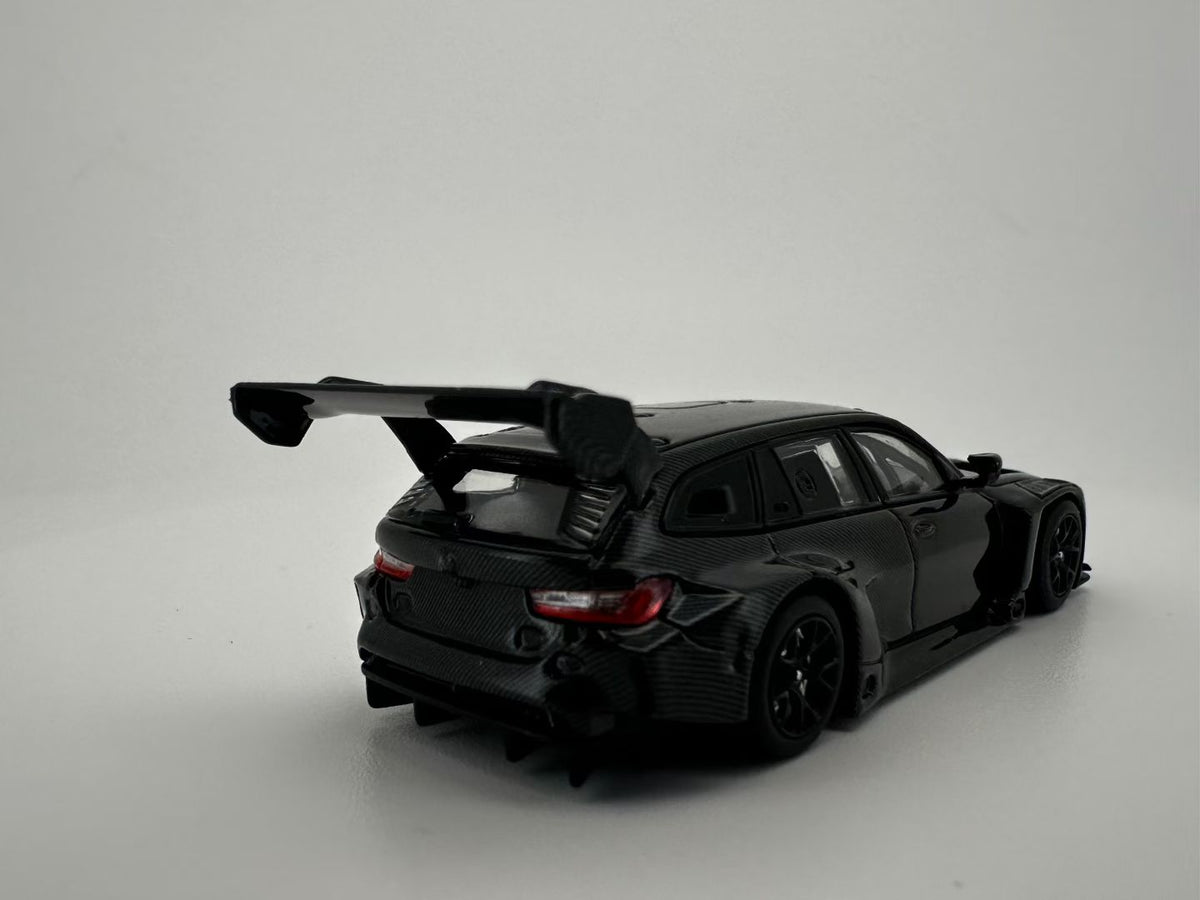 JICAR 1:64 M3 G81 Wagon Touring 24h Nurburgring Full Carbon Black in Premium Box Packaging