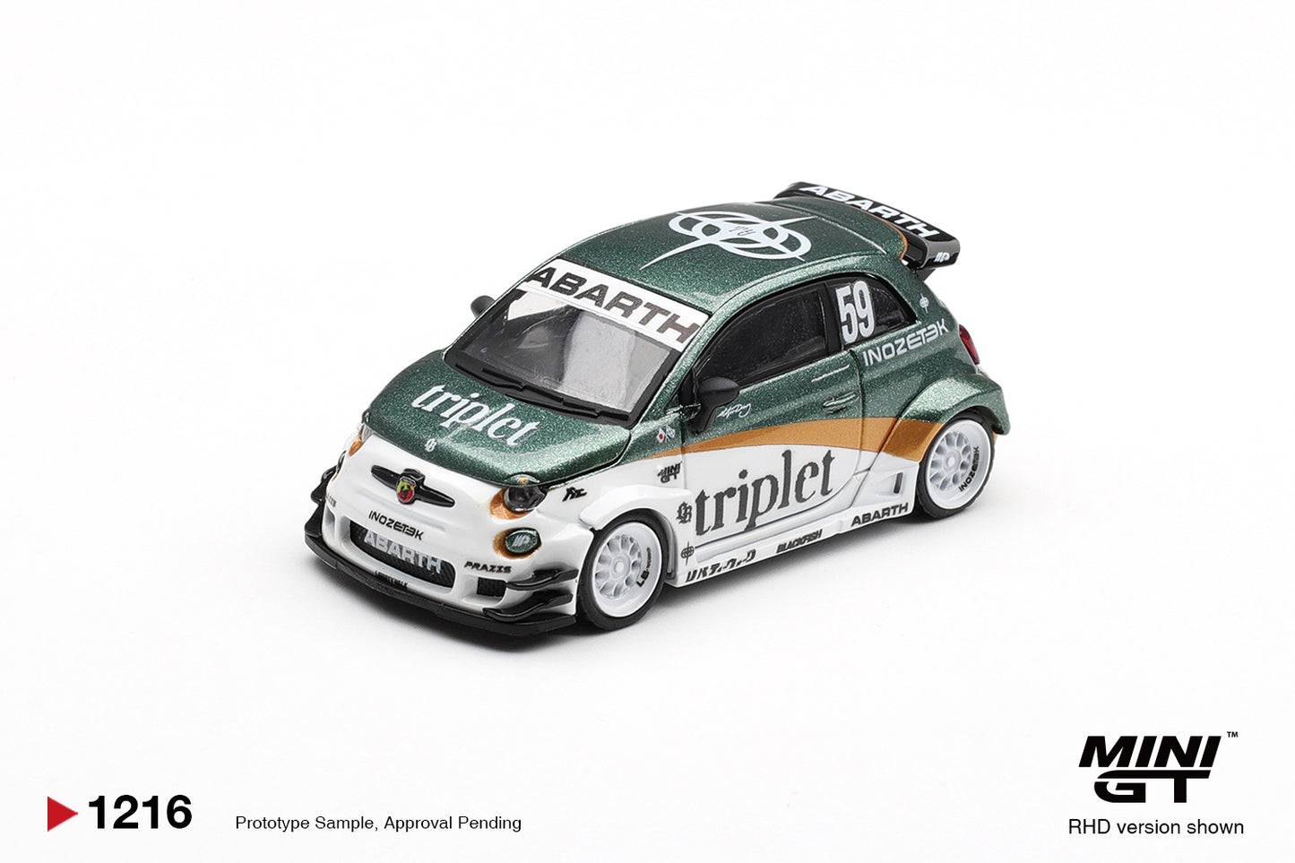 Mini GT 1:64 Abarth 595 LB-WORKS TY Edition (MGT01216-CH)