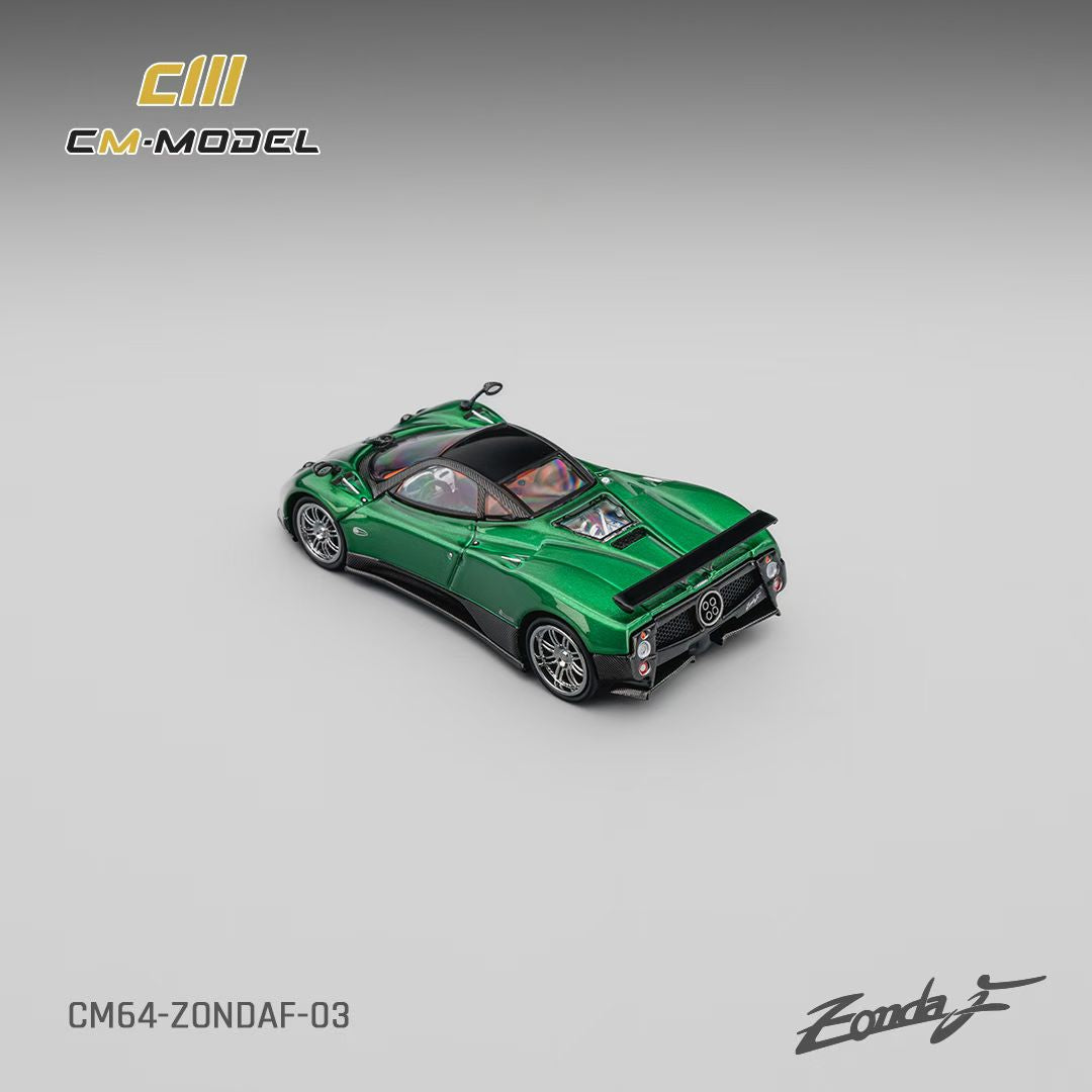 CM Model 1:64 Pagani Zonda F Metallic Emerald Green Pagani Official Licensed