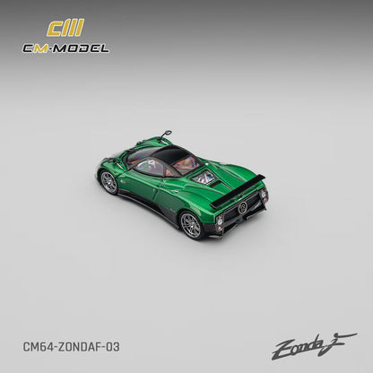 CM Model 1:64 Pagani Zonda F Metallic Emerald Green Pagani Official Licensed