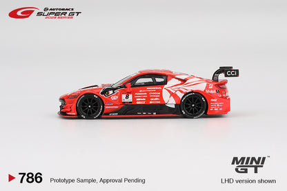 Mini GT 1:64 Honda NSX-GT "Type S" GT500 #8 "ARTA MUGEN NSX-GT " ARTA 2023 SUPER GT Series in Blister Packaging (MGT00786-BL)
