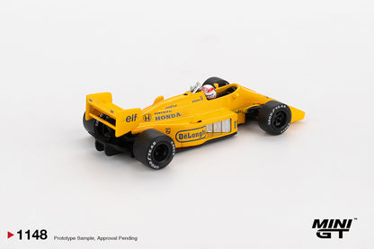 Mini GT 1:64 Lotus 99T #11 Satoru Nakajima 1987 Monaco Grand Prix - With Camel Decal Sticker (MGT01148-CH)
