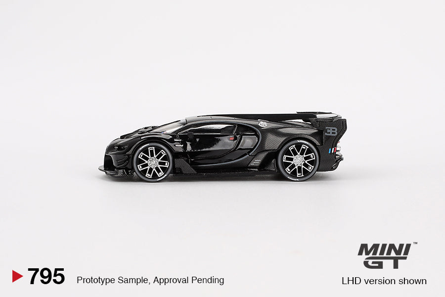 Mini GT 1:64 Bugatti Vision Gran Turismo Black (MGT00795-CH)