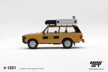 Mini GT 1:64 Range Rover 1981 Camel Trophy Sumatra K.Stoppa & A.Valldorf (MGT01221-CH)