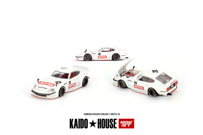 Mini GT- 1:64 Datsun KAIDO Fairlady Z MOTUL V3 Kaidohouse Kaido House (KHMG064)