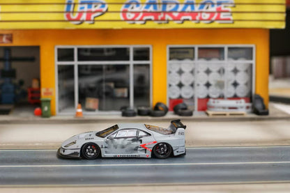 Street Weapon X Ghost Player 1:64 Ferrari F40 LB-Works LBWK Custom Cement Grey