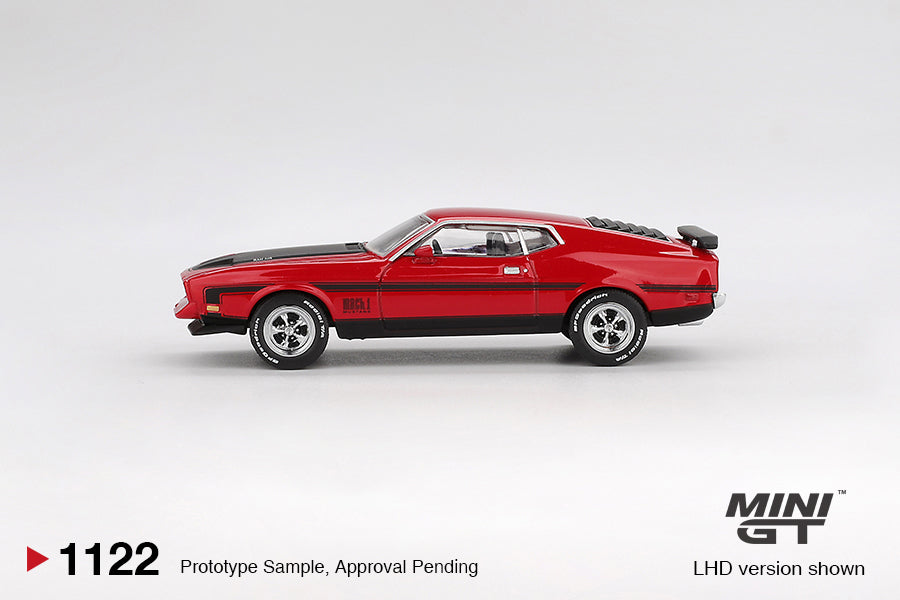 Mini GT 1:64 Ford Mustang Mach1 1971 Race Red (MGT01122-CH)