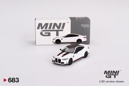 Mini GT 1:64 BMW M4 CSL Alpine White LHD (MGT00683-CH)