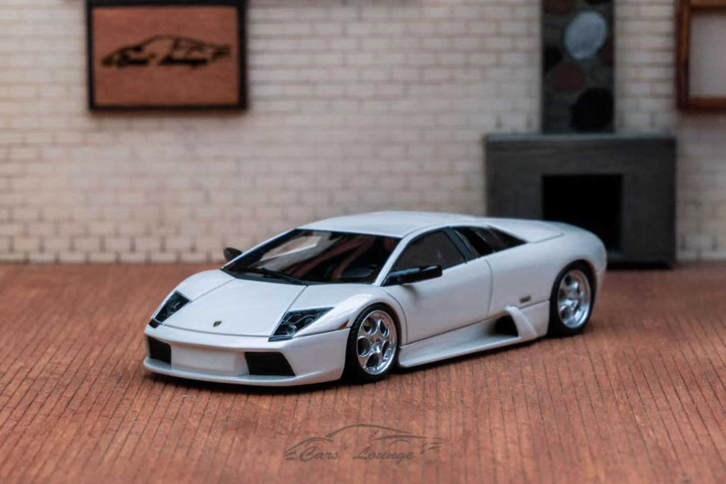 [Premium Resin Model] Car Lounge 1:64 Lambroghini Murcielago LP640 Coupe Balloon White Premium Box Packaging Limited 599 Pieces