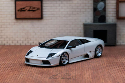 [Premium Resin Model] Car Lounge 1:64 Lambroghini Murcielago LP640 Coupe Balloon White Premium Box Packaging Limited 599 Pieces