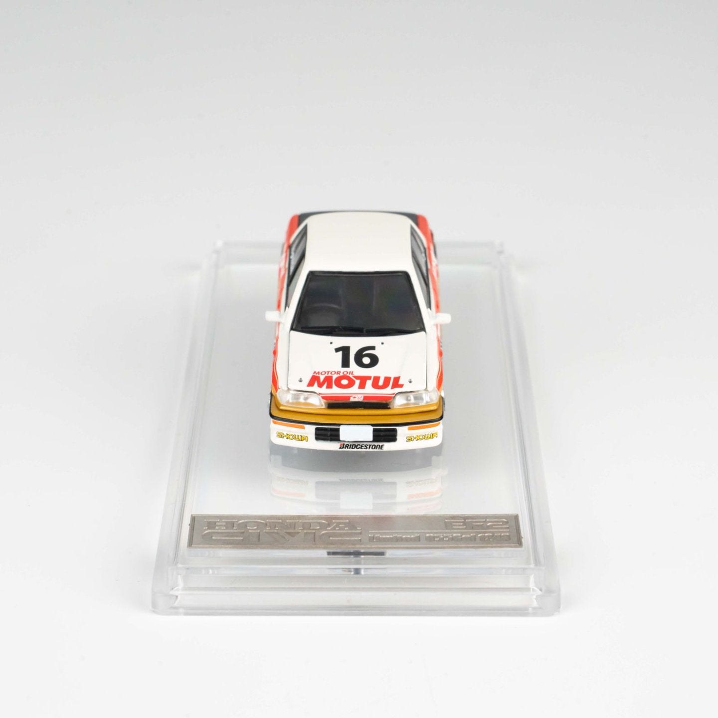 BMC BM Creations 1:64 Honda CIVIC EF2 1991 White MOTUL (RHD)