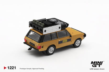 Mini GT 1:64 Range Rover 1981 Camel Trophy Sumatra K.Stoppa & A.Valldorf (MGT01221-CH)