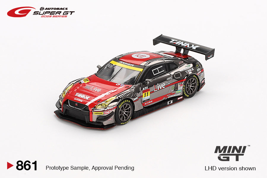 Mini GT 1:64 Nissan GT-R NISMO GT3 #11 "GAINER TANAX GT-R" GAINER 2023 SUPER GT SERIES in Blister Packaging (MGT00861-BL)