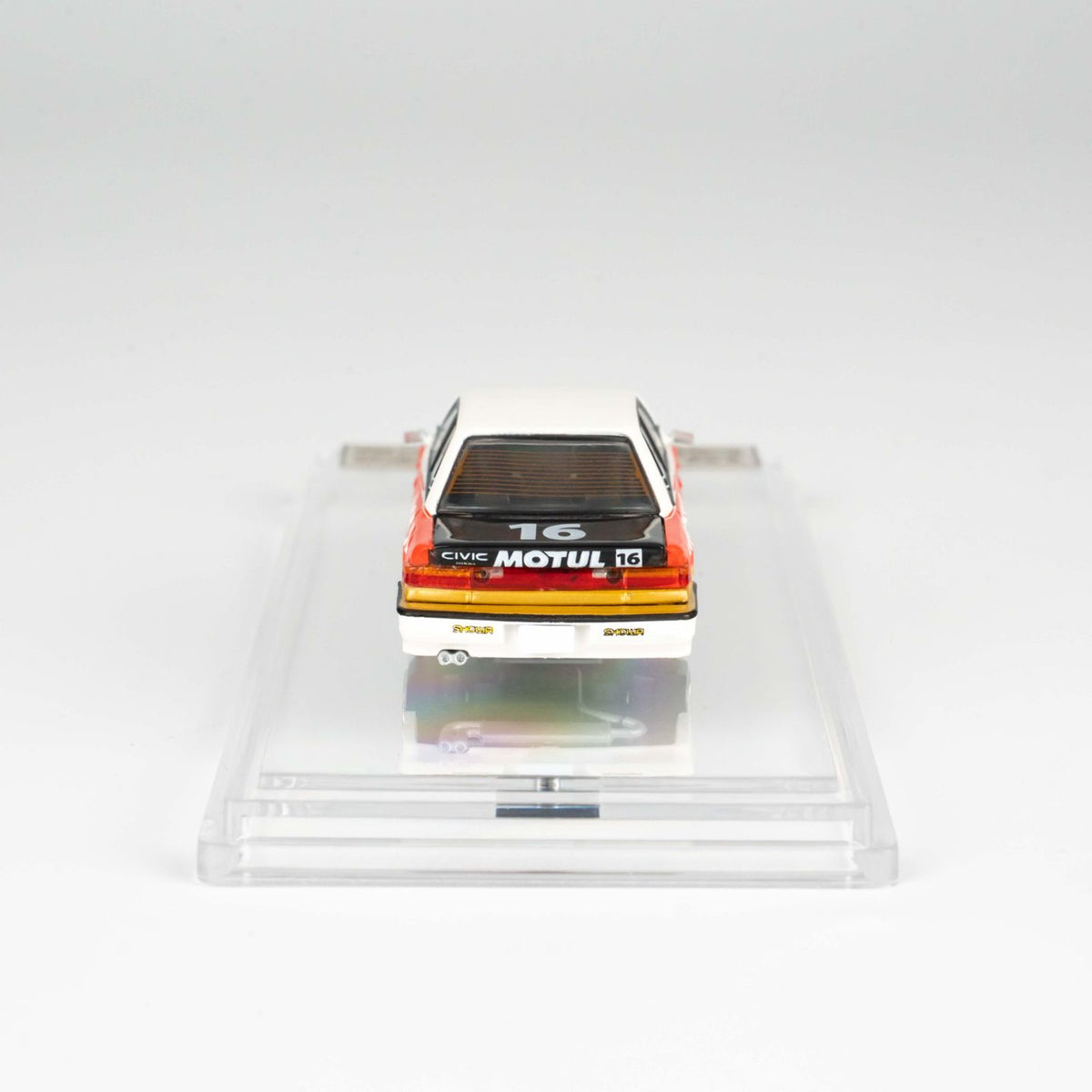 BMC BM Creations 1:64 Honda CIVIC EF2 1991 White MOTUL (RHD)