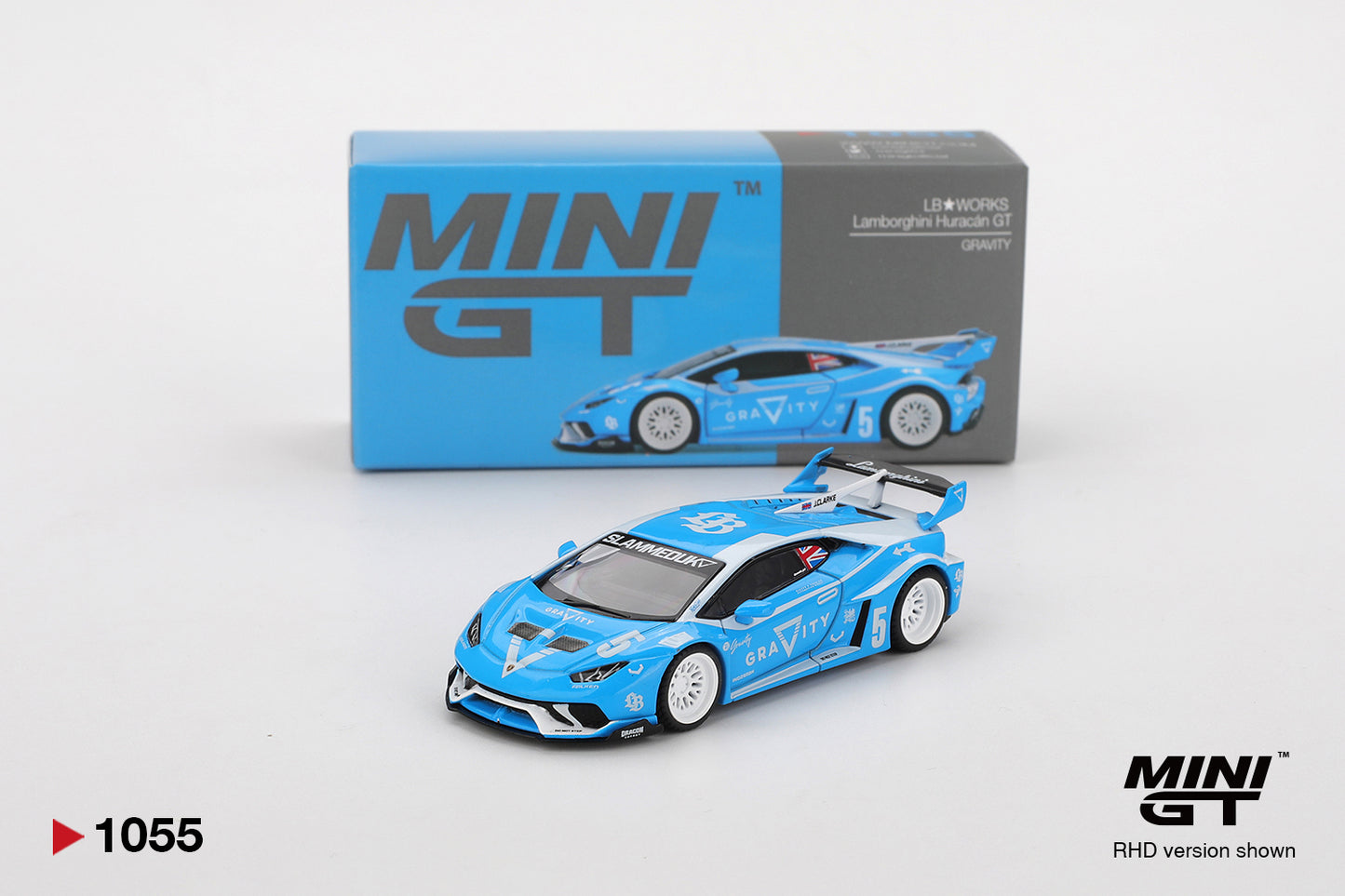Mini GT 1:64 LB★WORKS Lamborghini Huracán GT GRAVITY (MGT01055-CH)