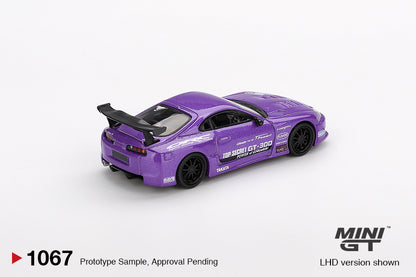 Mini GT 1:64 Toyota Supra (A80) Top Secret GT-300 Top Secret Purple (MGT01067-CH)