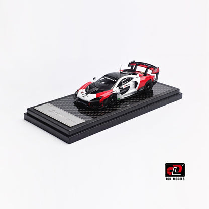 LCD 1:64 McLaren Senna GTR Red White McLaren Official Licensed
