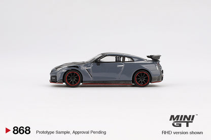 Mini GT 1:64 Nissan GT-R Nismo 2024 NISMO Stealth Gray (MGT00868-CH)