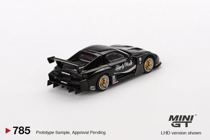 Mini GT 1:64 MAZDA RX-7 LB-Super Silhouette Liberty Walk Black (MGT00785-CH)