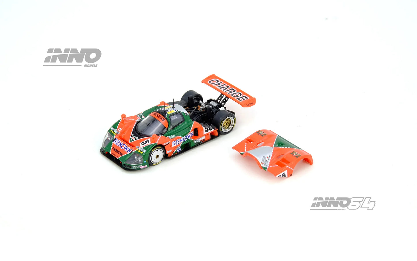 INNO64 1:64 MAZDA 787B Winner At 24 Hours Le Mans 1991 (IN64-787B-LM91W)