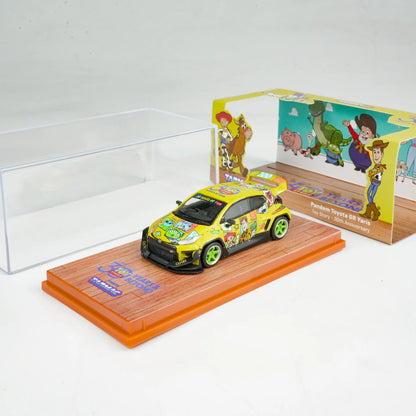 Tarmac Works 1/64 Pandem Toyota GR Yaris Toy Story 30th Anniversary - Tokyo Auto Salon Hong Kong 2025 Special Edition - HOBBY64