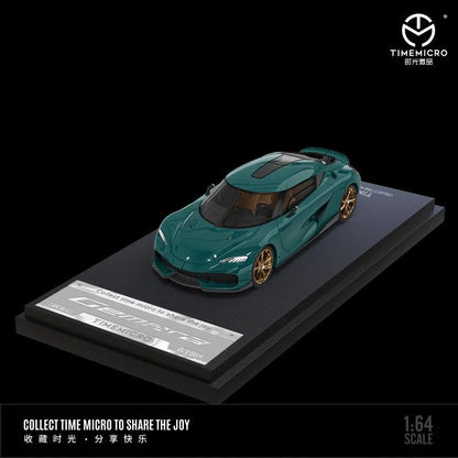 Time Micro 1:64 Green Racing Car
