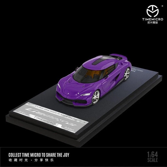 Time Micro 1:64 Purple Racing Car