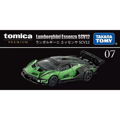 Tomica PREMIUM 1:70 Lamborghini Essenza SCV12 Green Removable Spoiler and Body Kit No.07