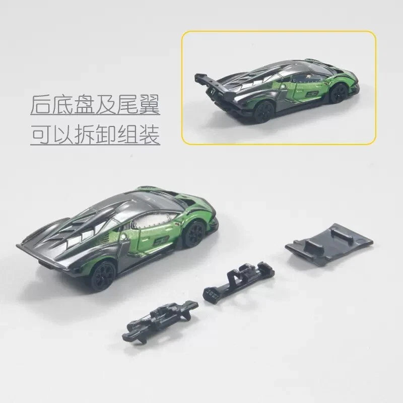 Tomica PREMIUM 1:70 Lamborghini Essenza SCV12 Green Removable Spoiler and Body Kit No.07