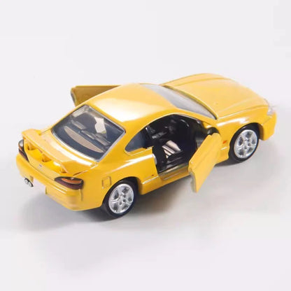 Tomica PREMIUM 1:62 Nissan Silvia S15 Yellow Openable Doors No.19
