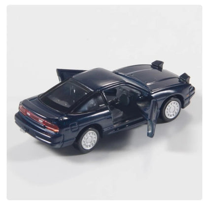 Tomica PREMIUM 1:62 Nissan 180SX Black Folding Head Lights Openable Doors No.06