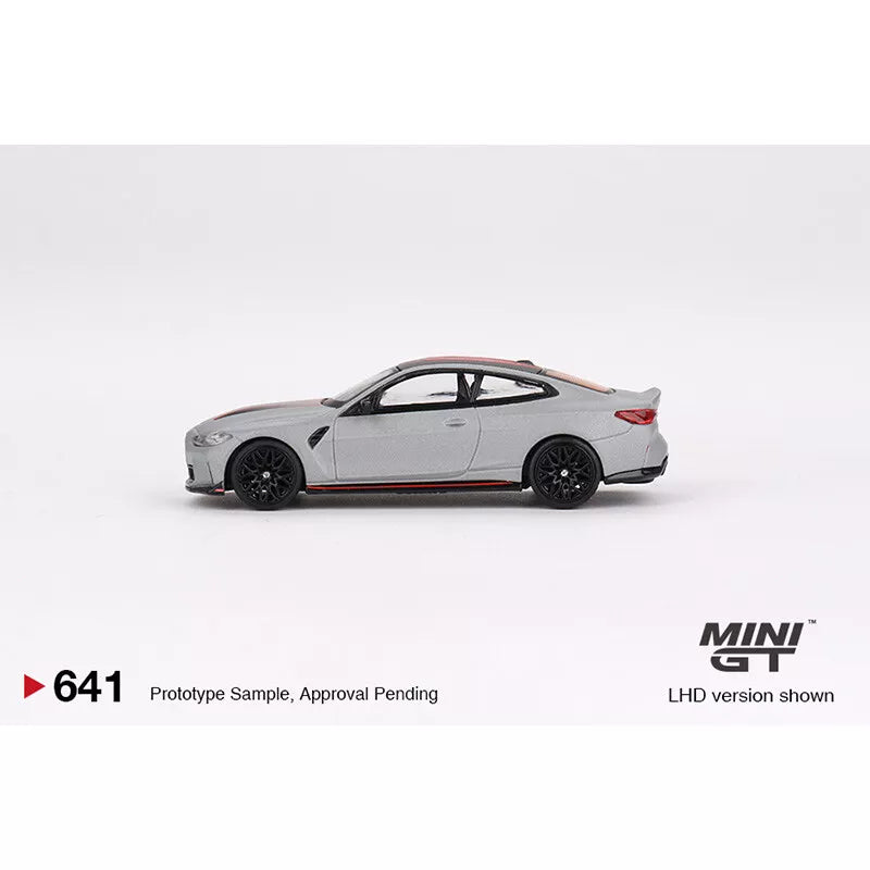Mini GT 1:64 BMW M4 CSL Frozen Brooklyn Grey Metallic LHD (MGT00641-CH)