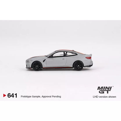 Mini GT 1:64 BMW M4 CSL Frozen Brooklyn Grey Metallic LHD (MGT00641-CH)