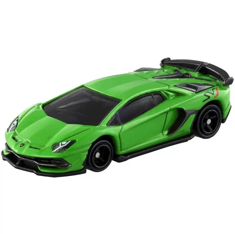 Tomica 1:68 Lamborghini Aventador SVJ Green with Car Suspension No.70